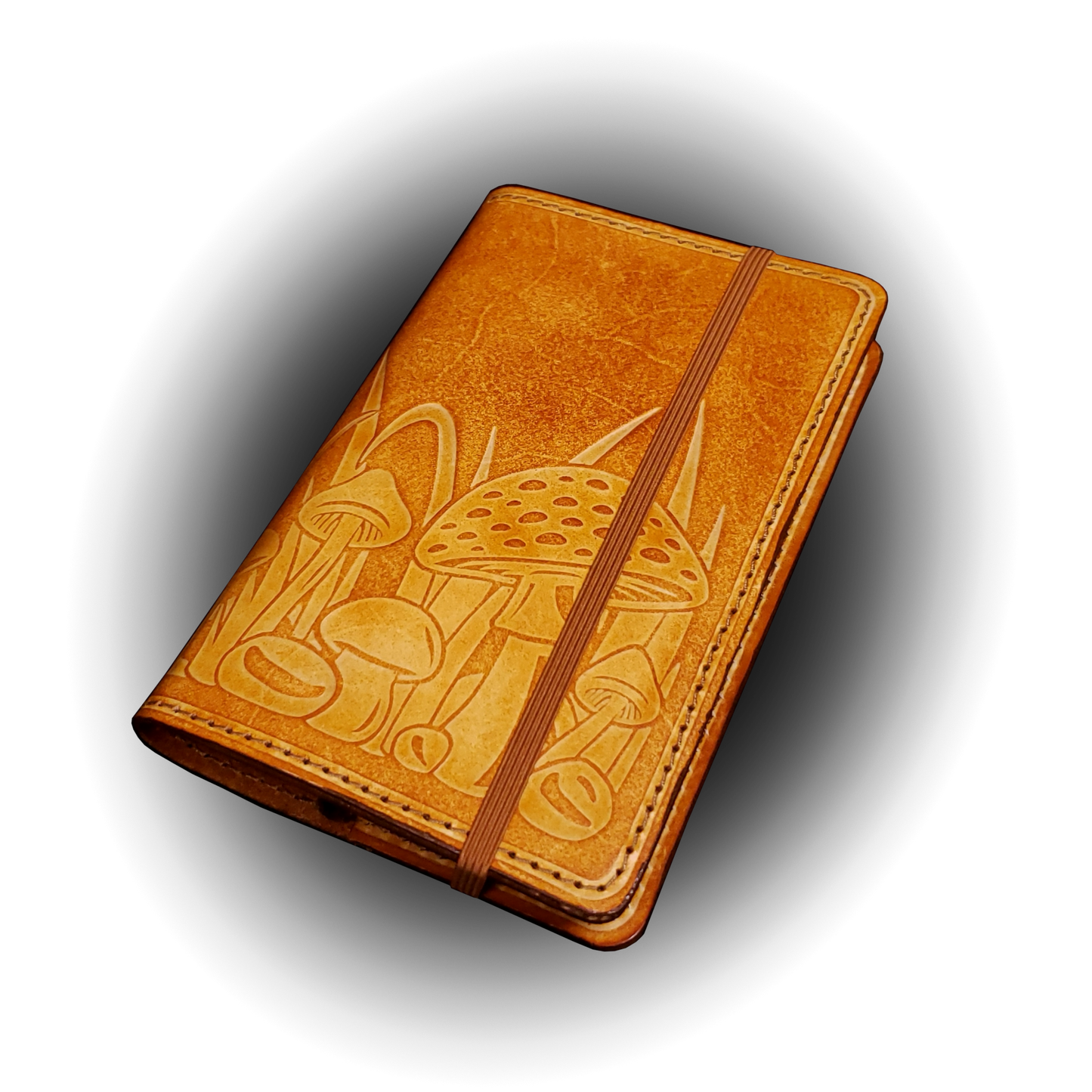Leather Journal Cover - Mushroom