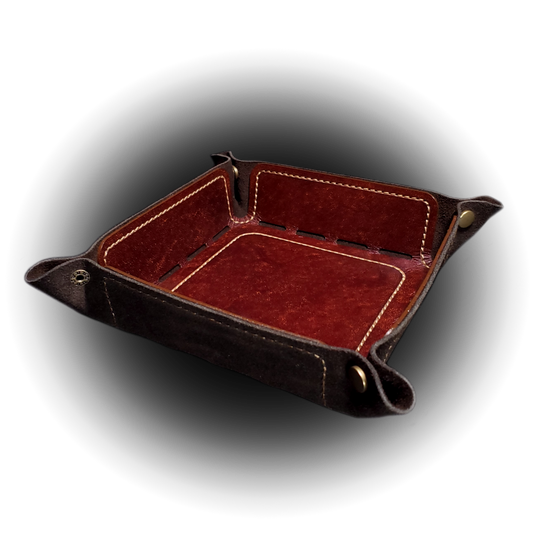Leather Dice Tray - Plain