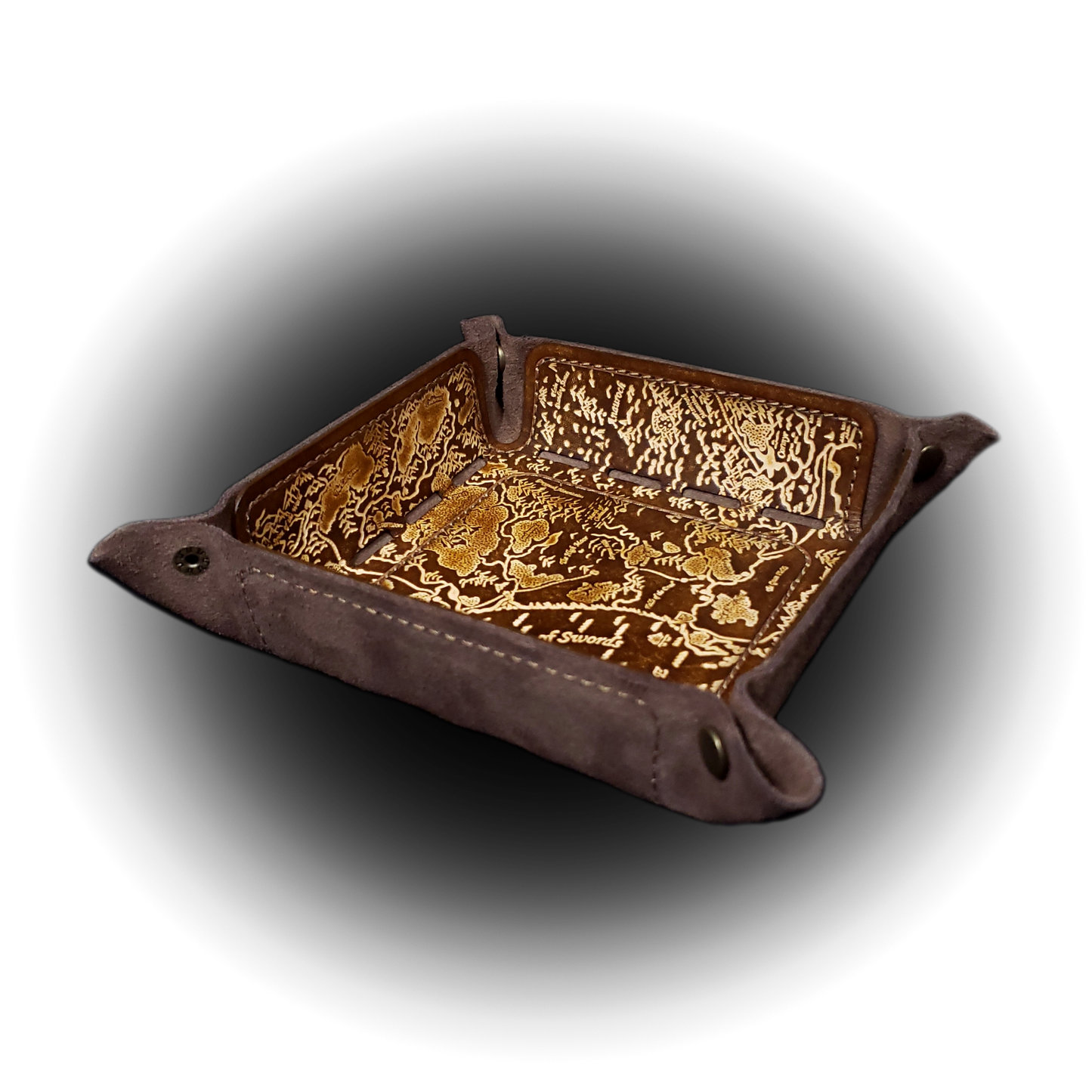 Leather Dice Tray - Sword Coast