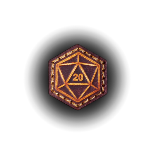 Nat 20 - Mini Leather Patch